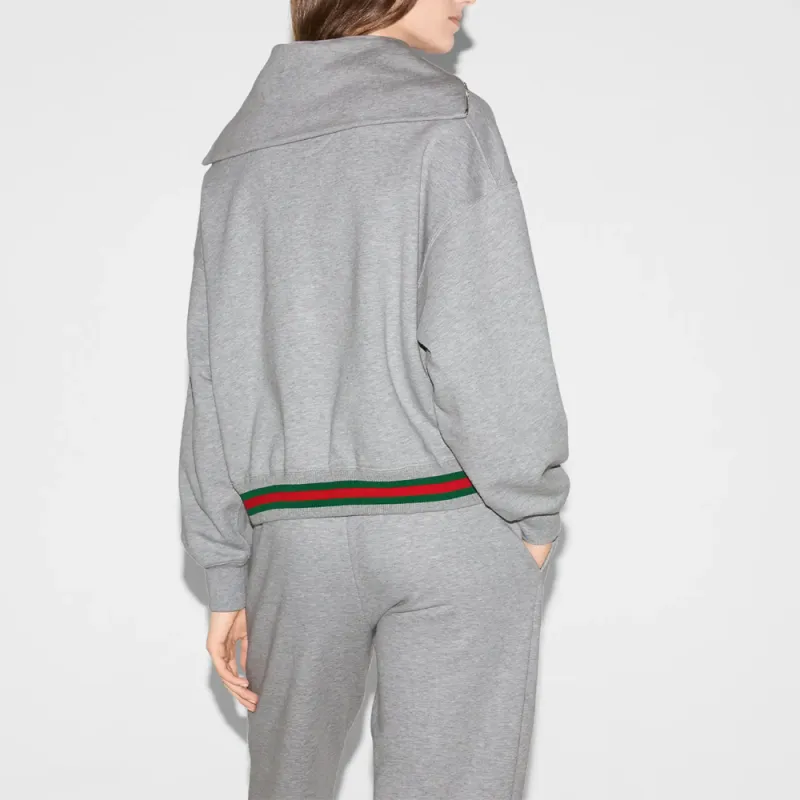 GUCCI Front Zipped Sweatshirt-2