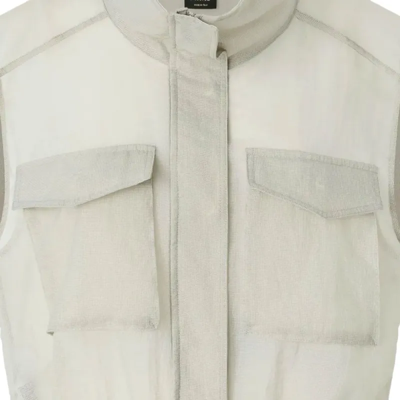 PINKO Cropped Gilet-2