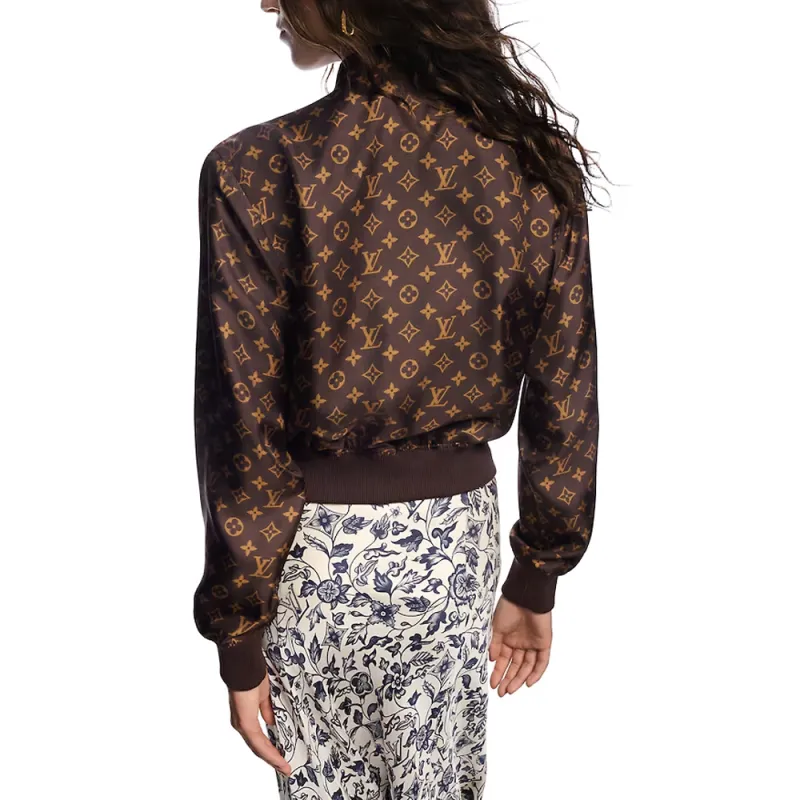 LOUIS VUITTON Reversible Botanical Print Bomber Jacket-5