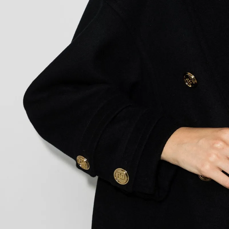 BALMAIN Velvet Jackets Women's Black-4