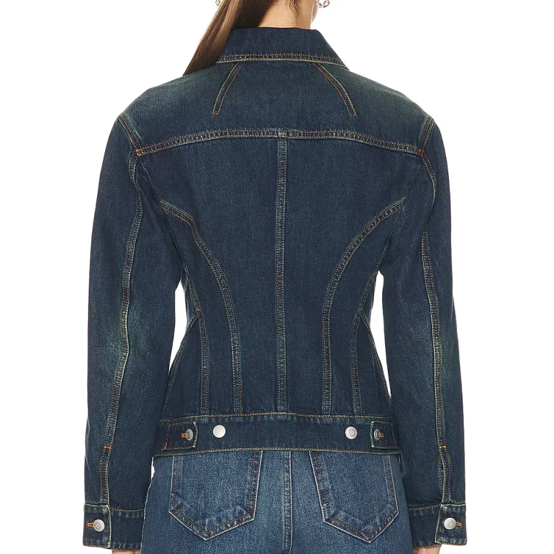 Alexander McQueen Buttoned Denim Jacket-3