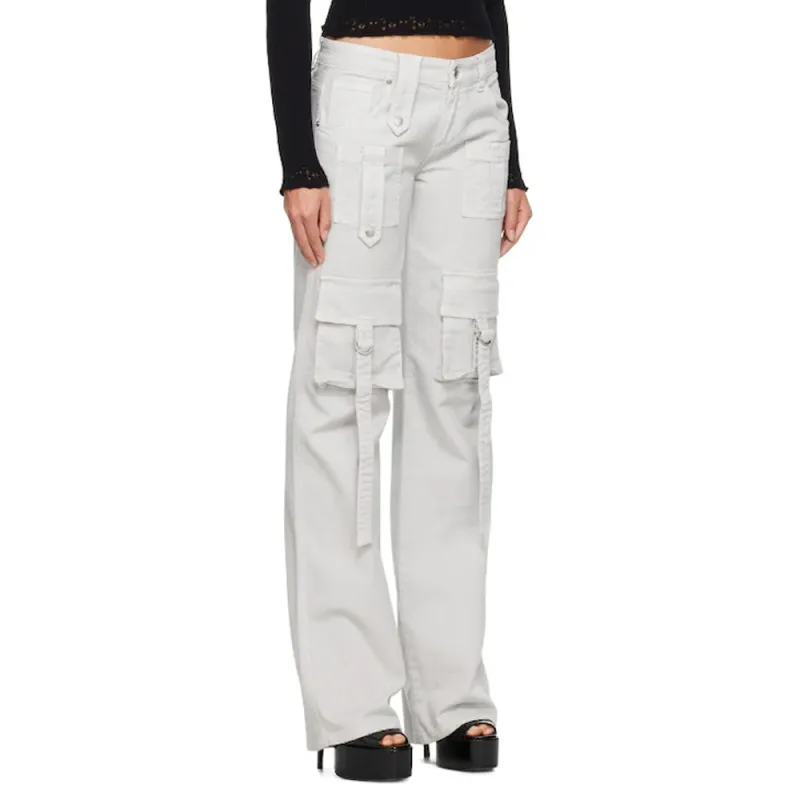 Blumarine Straight leg Cargo Jeans-3