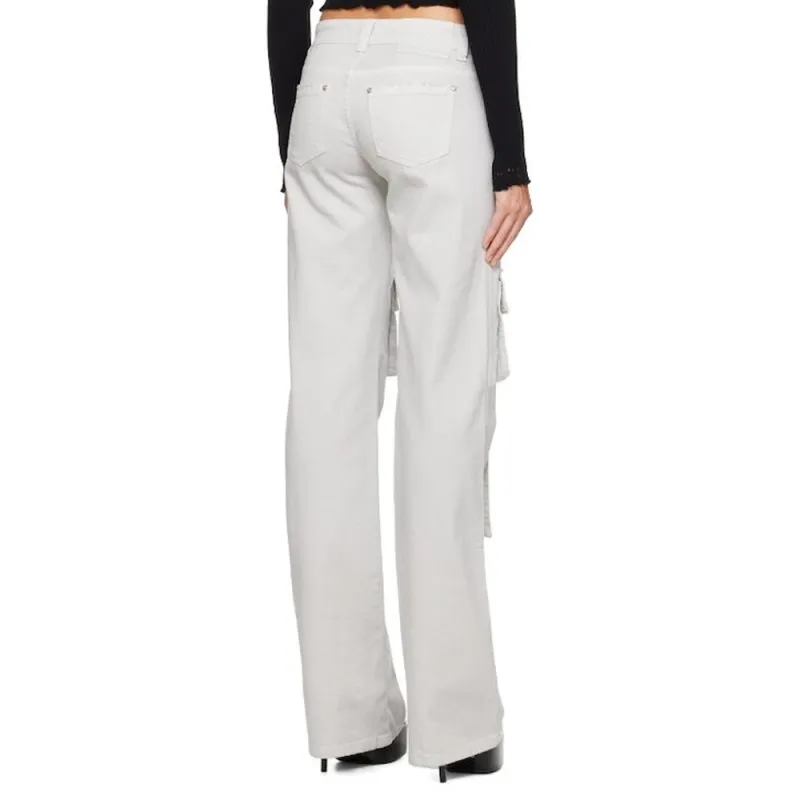 Blumarine Straight leg Cargo Jeans-4