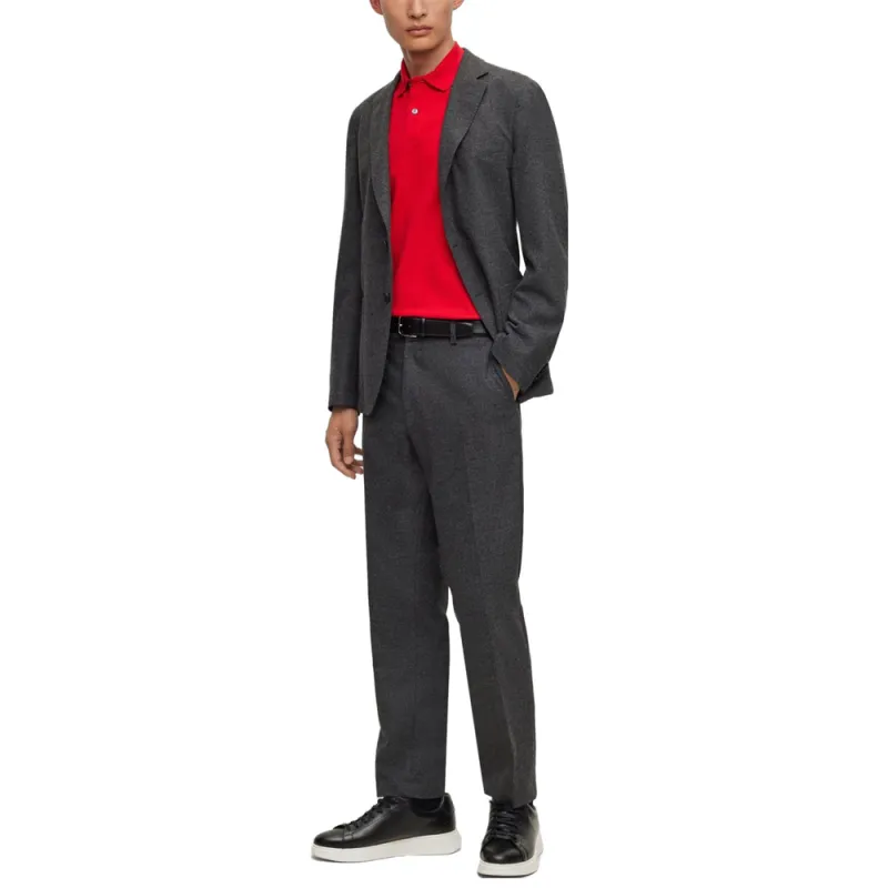 HUGO BOSS Polo Shirts Men Red-4