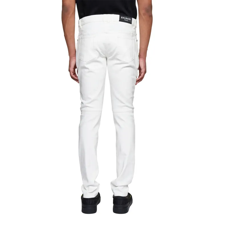 BALMAIN Jeans Men White-3