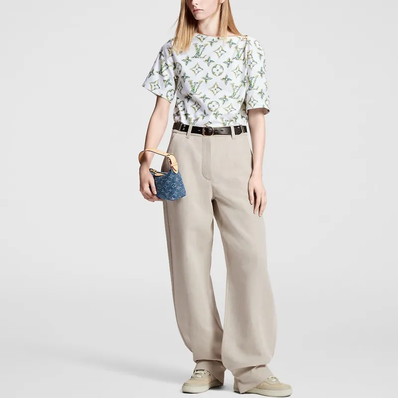 LOUIS VUITTON SS24 Casual Pants Women's Ecru-1