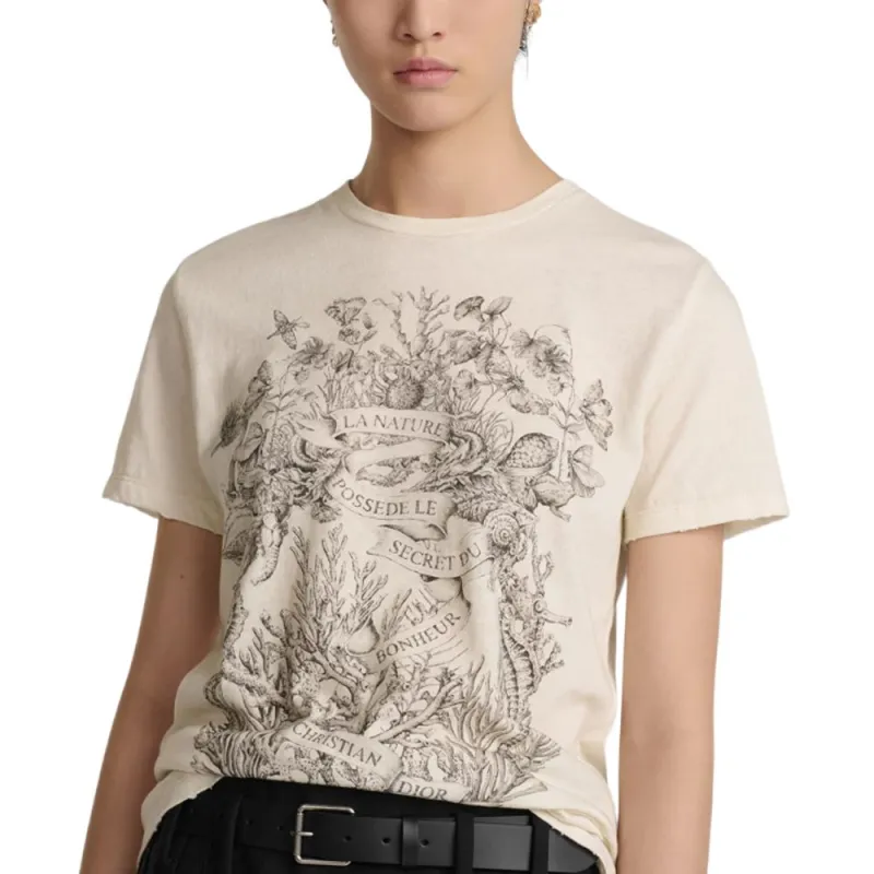 DIOR T Shirts Women's White-2