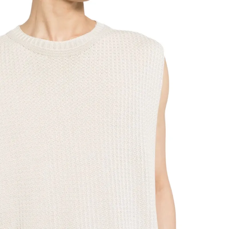 Homme Plissé Issey Miyake Crewneck Sleeveless Ribbed Jumper-4