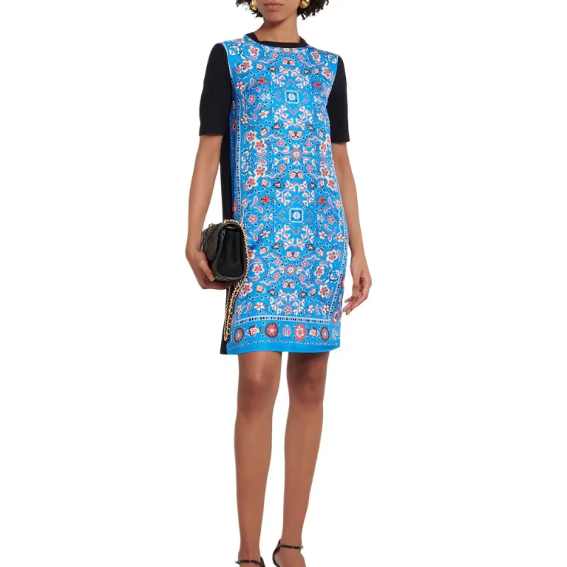 TORY BURCH Paisley print Short sleeved Minidress-1