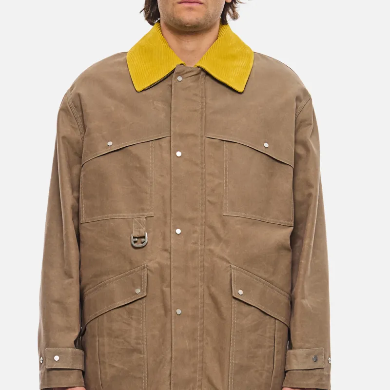 FENDI D ring Detailing Jacket-3
