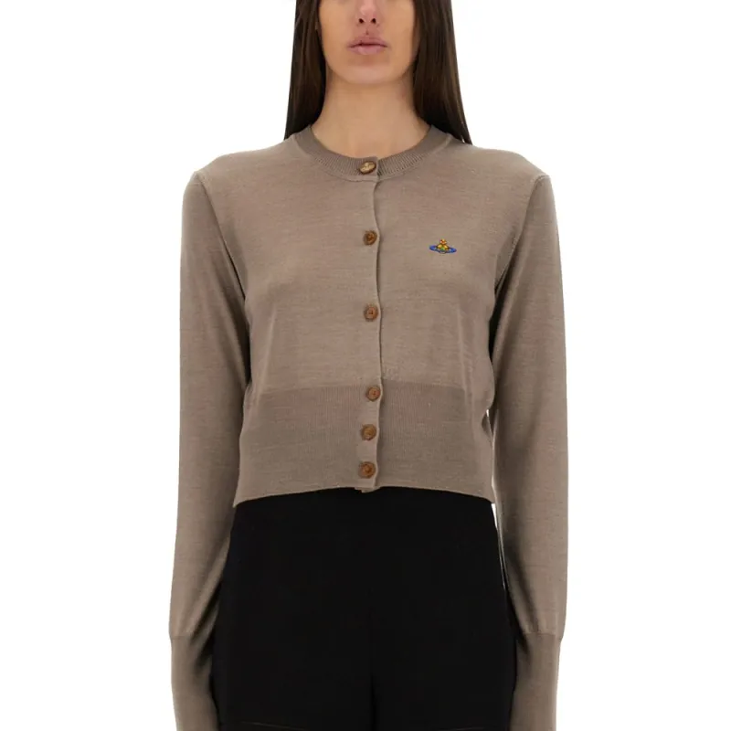 Vivienne Westwood Bea Knit Cropped Cardigan-2
