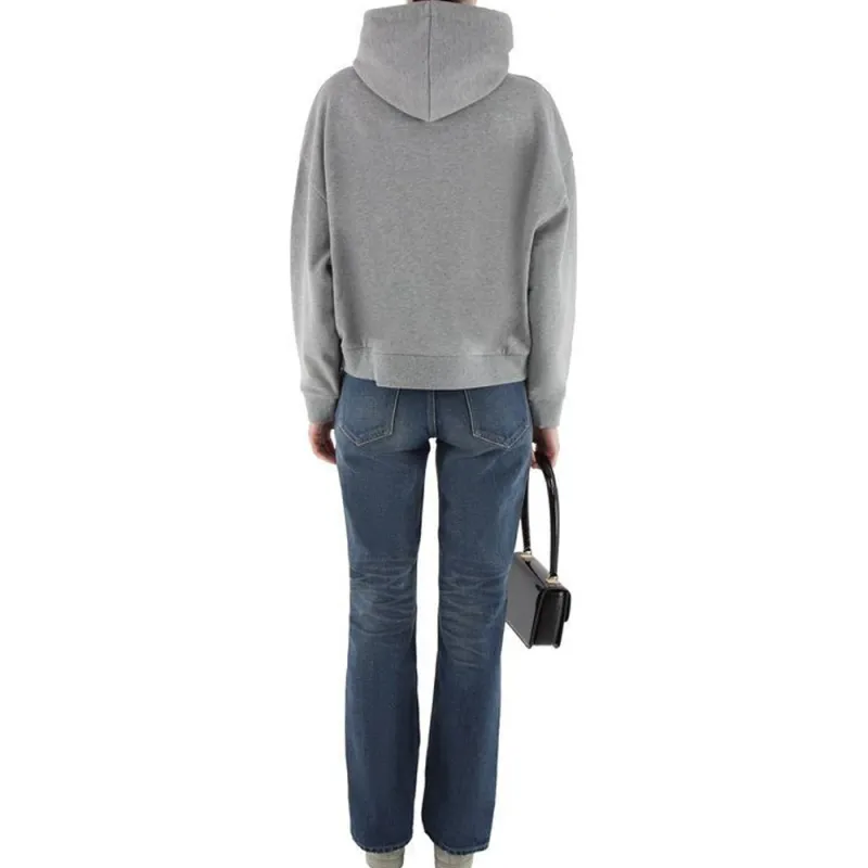 CELINE Logo Printed Drawstring Hoodie-3