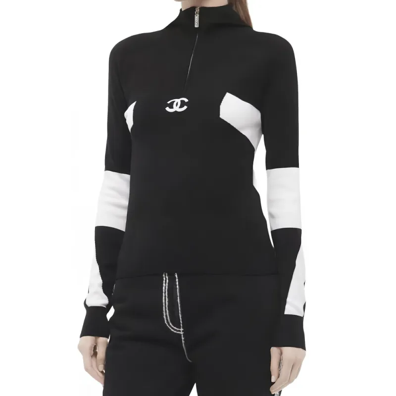 CHANEL FW24 Sweater Women's Blue-1