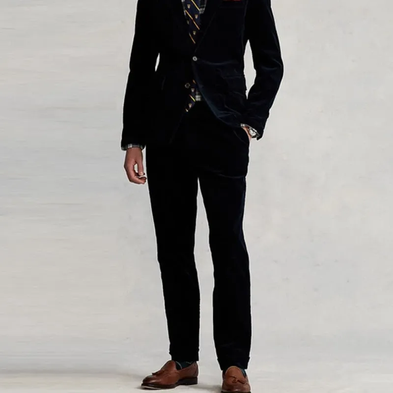 Polo Ralph Lauren Business Suits Men Marine Blue-4
