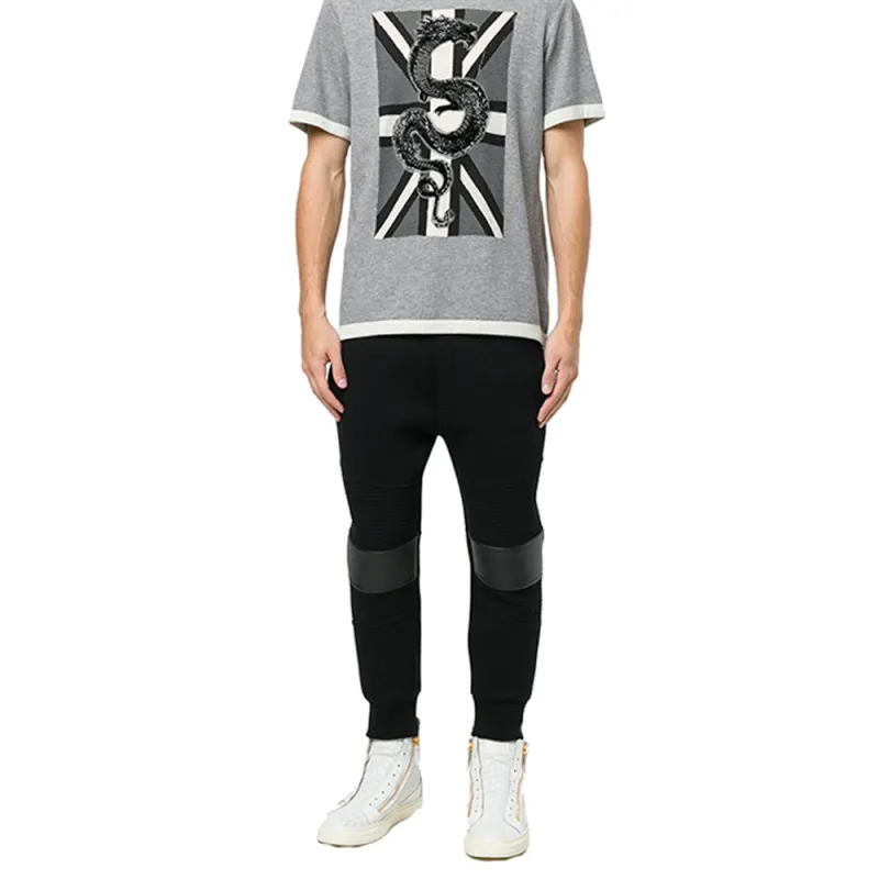 BALMAIN T Shirts Men Gray-4