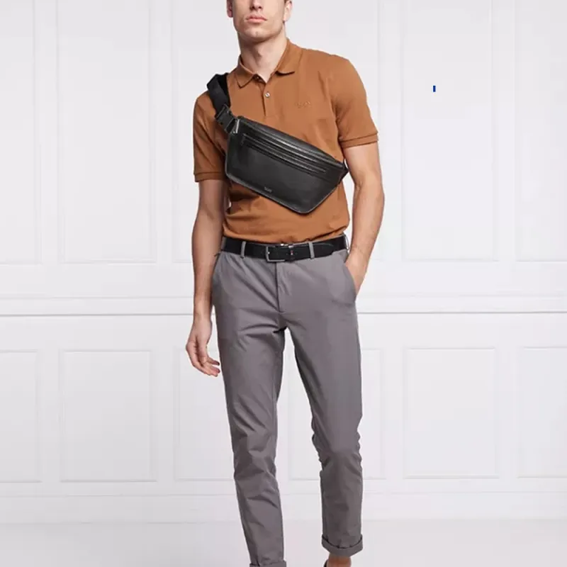 HUGO BOSS Polo Shirts Men Brown-1