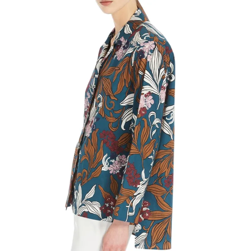 'S MAX MARA Shirt Women's Gray Blue-2