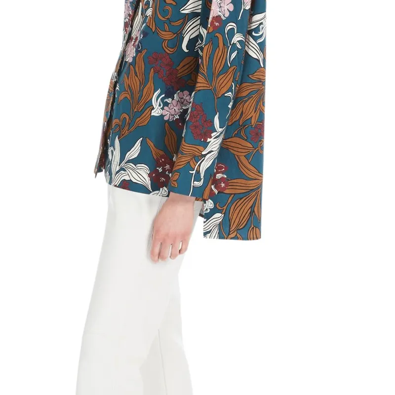 'S MAX MARA Shirt Women's Gray Blue-3