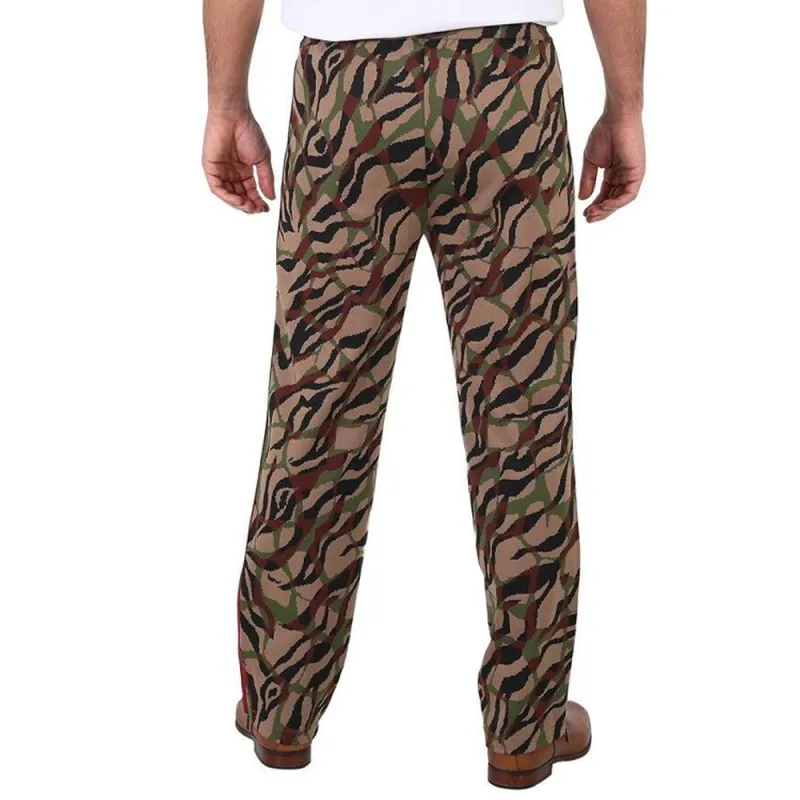 Roberto Cavalli Knitted Sports Pants Men's Multicolor-4