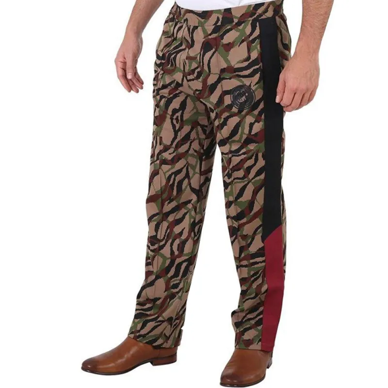 Roberto Cavalli Knitted Sports Pants Men's Multicolor-6