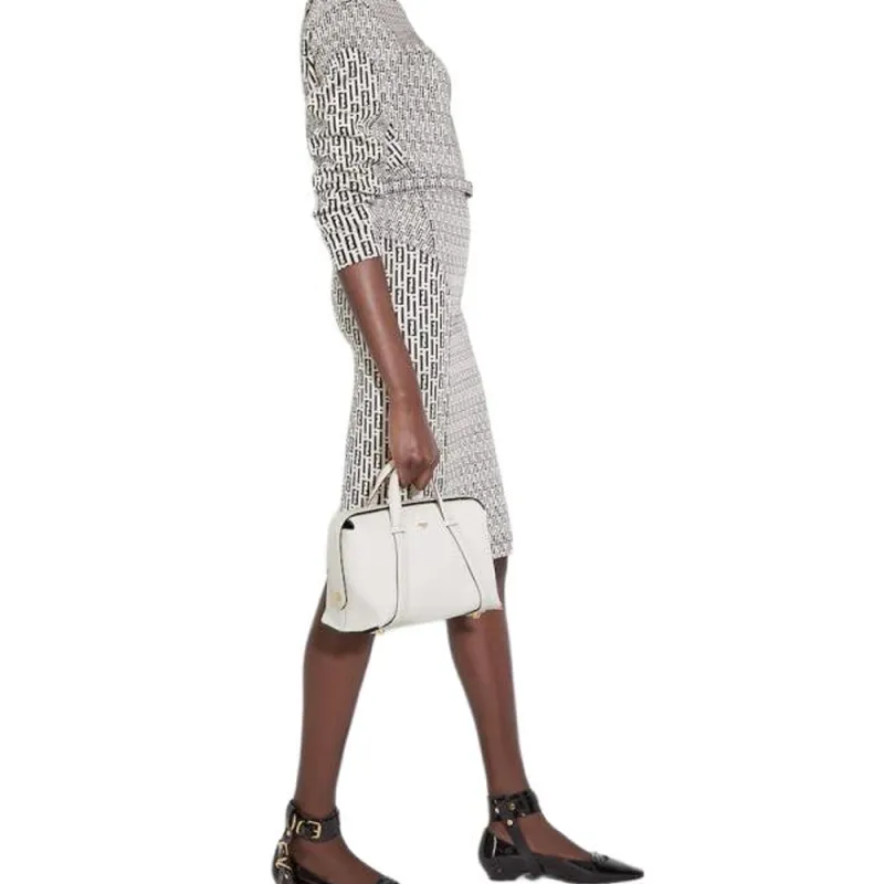 FENDI Long-Sleeved Dresses Women's Silver-3