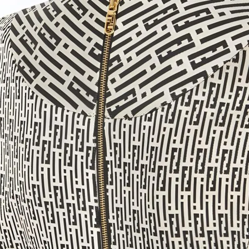 FENDI Long-Sleeved Dresses Women's Silver-4