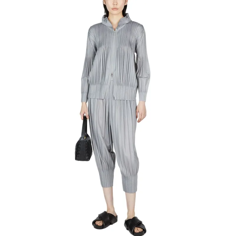 PLEATS PLEASE ISSEY MIYAKE SS23 Jackets & Coats Women's Gray-3