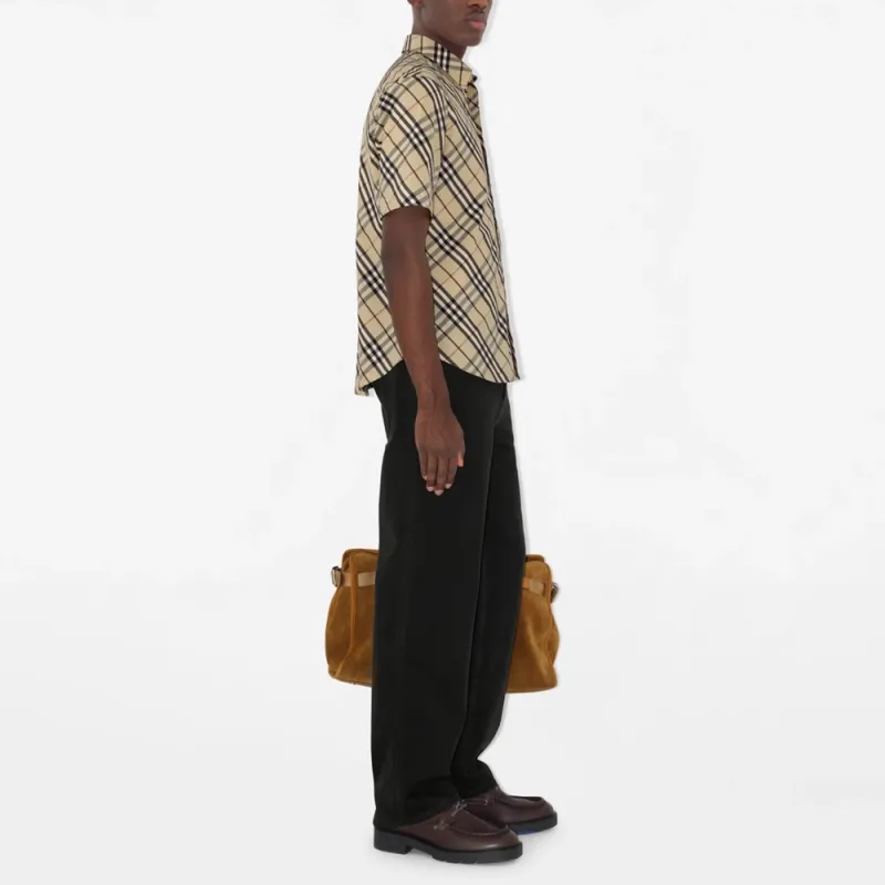 Burberry Checked Cotton Shirt-3
