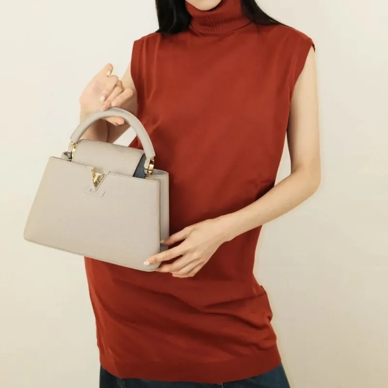 LOUIS VUITTON Color Blocked Turtleneck Top-3