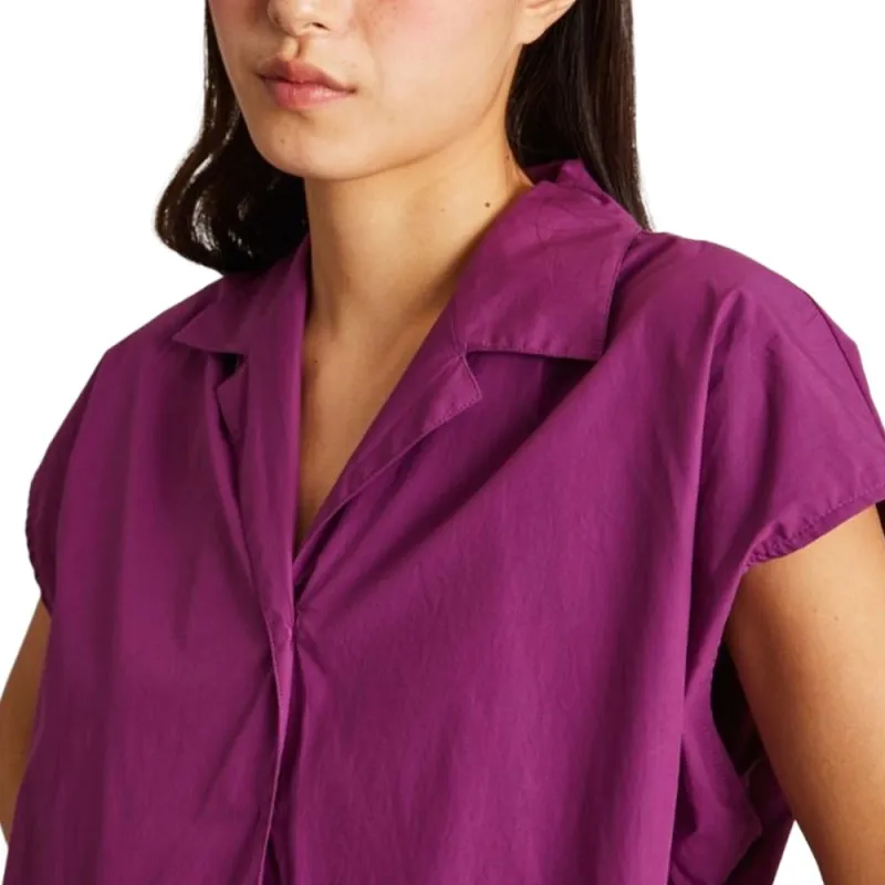 WEEKEND MaxMara Short Sleeved Dress Women's Purple-4