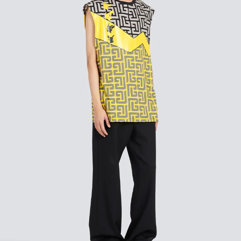 BALMAIN X Pokemon Oversized Print Cotton T shirt-3