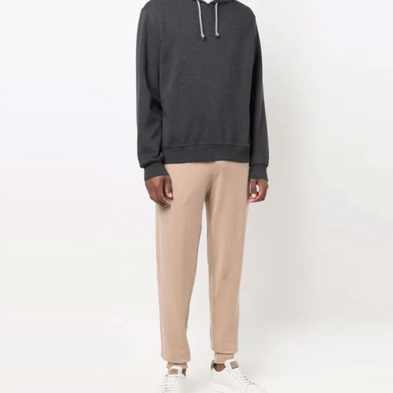 Brunello Cucinelli FW21 Knitted Sweatpants Men's Khaki-4