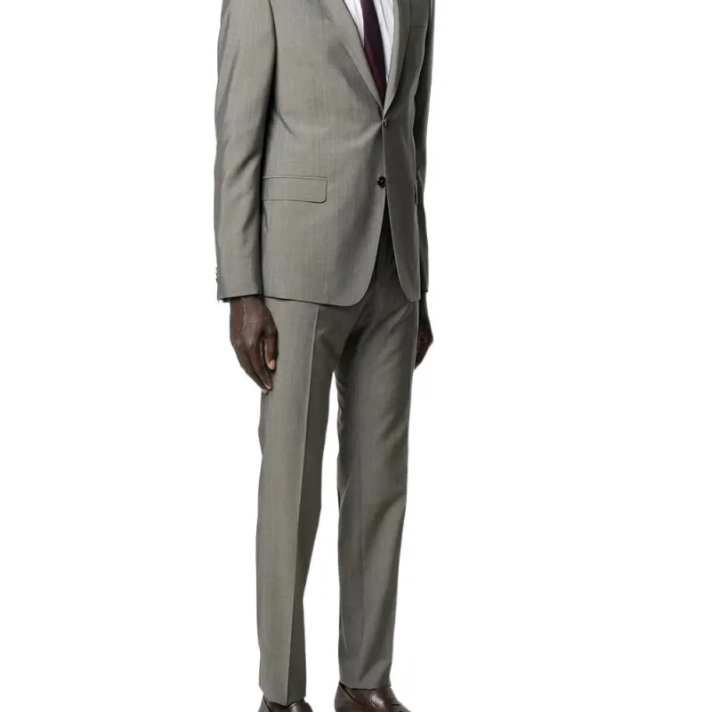 Ermenegildo Zegna Business Suits Men Gray-3