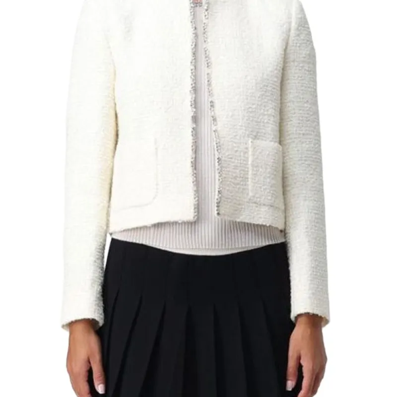 MaxMara Studio Jackets Coats Women's White-4