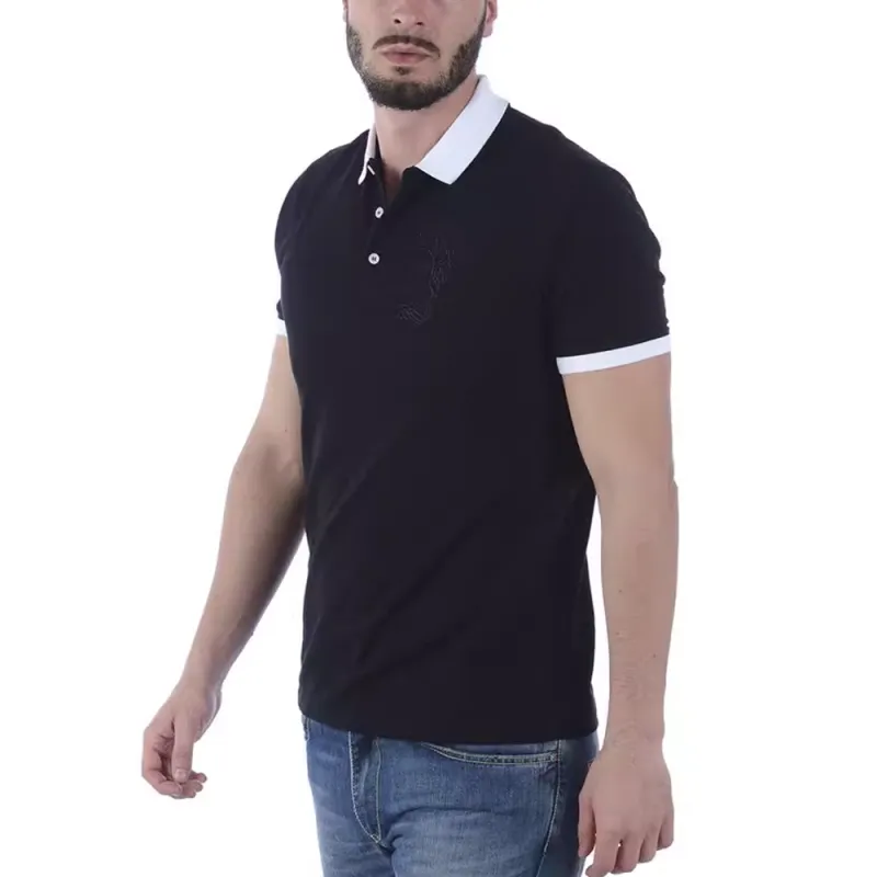 VERSACE COLLECTION Polo Shirt Men's Black-2