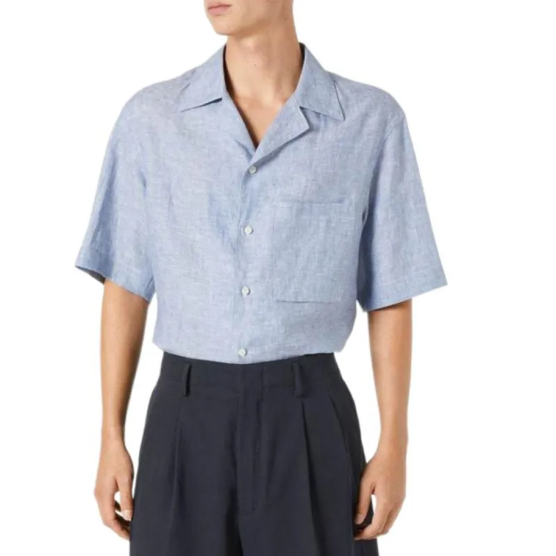Loro Piana Shirts Men Blue-2
