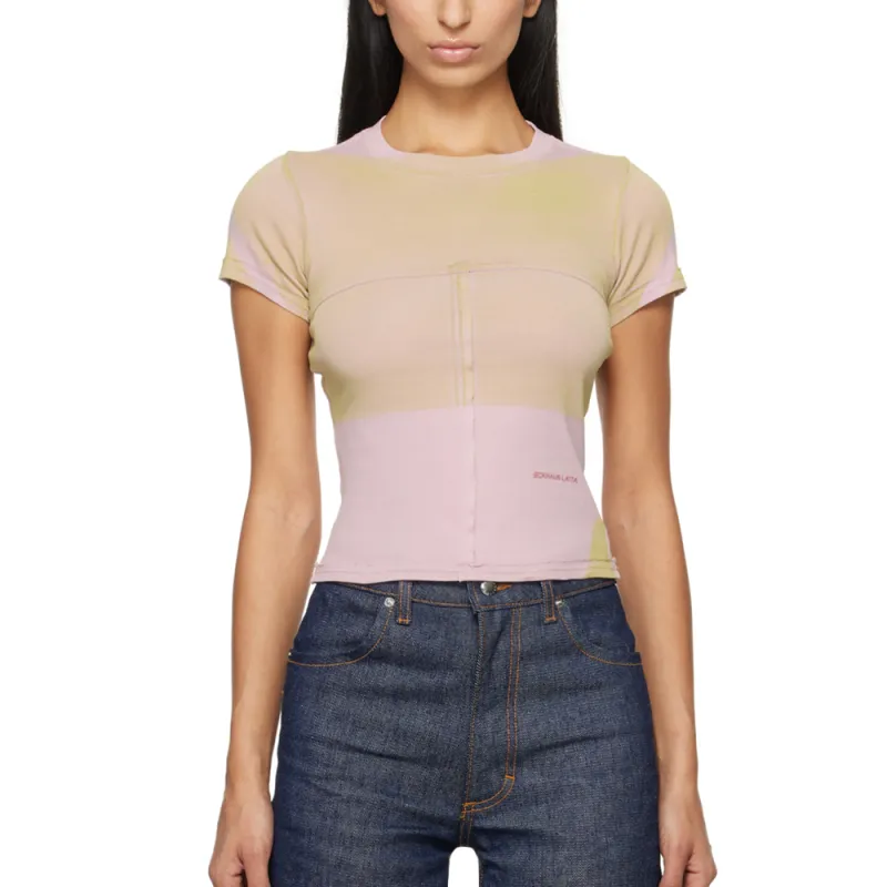 ECKHAUS LATTA T Shirt Unisex Blush Pink-2
