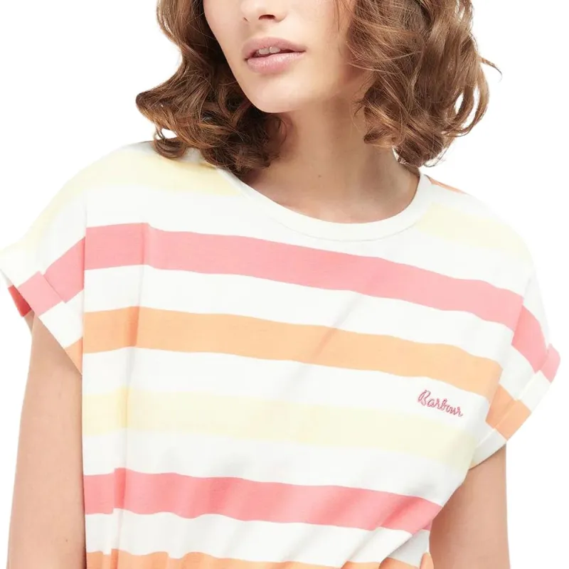 BARBOUR Short Sleeved Dress Women's Multicolor-4