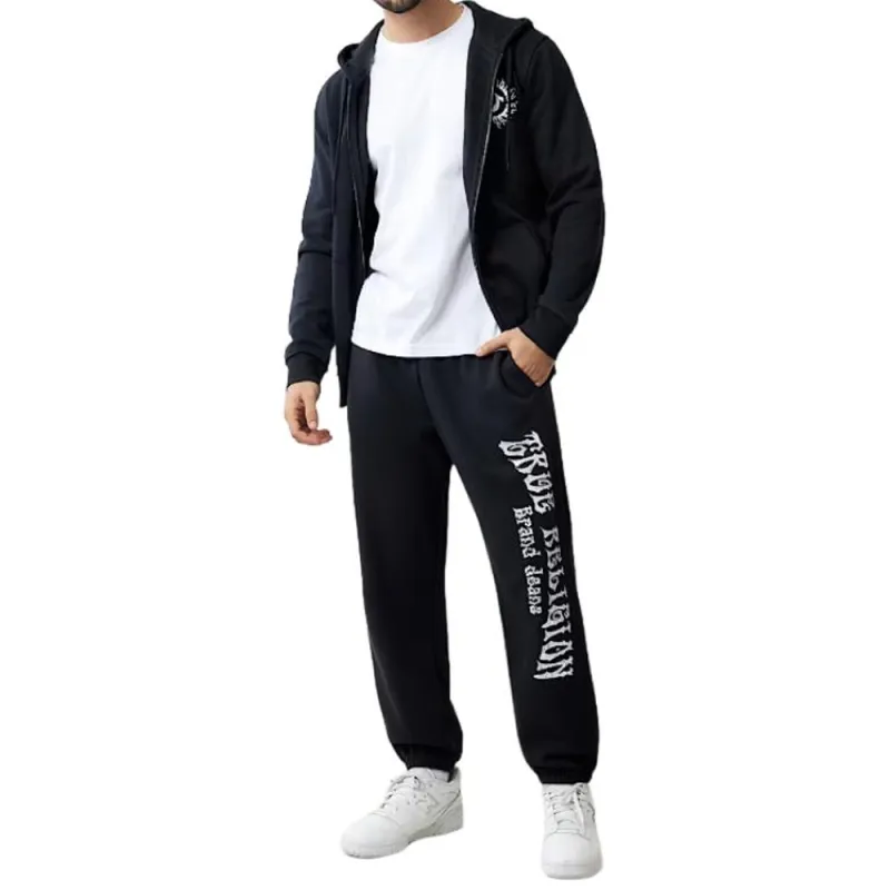 TRUE RELIGION Sports Pants Men's Black-2