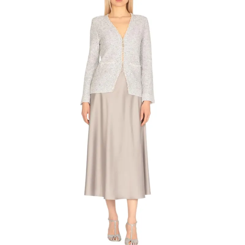 D.Exterior Business Suit Women's Gray-1