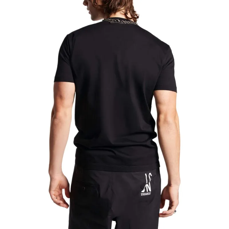 DSQUARED2 Logo Graphic print T shirt-3