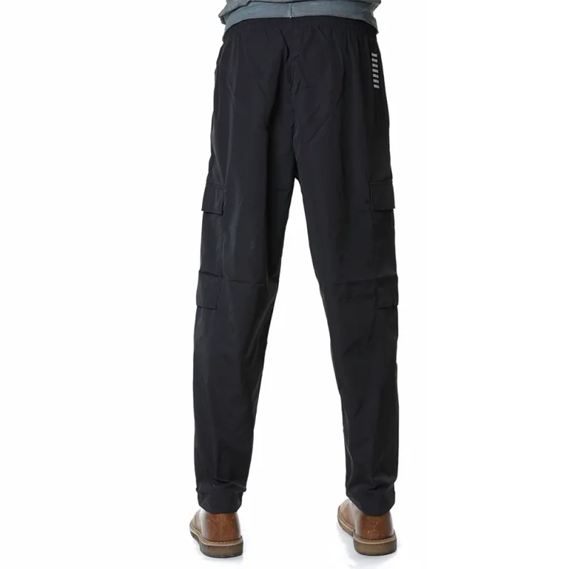 EMPORIO ARMANI EA7 SS25 Casual Pants Men's Black-2