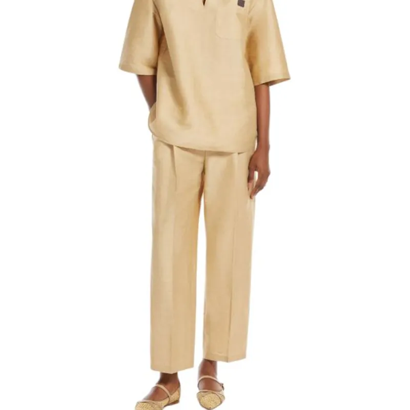 MaxMara Polo Shirt Women's Light Gold-4