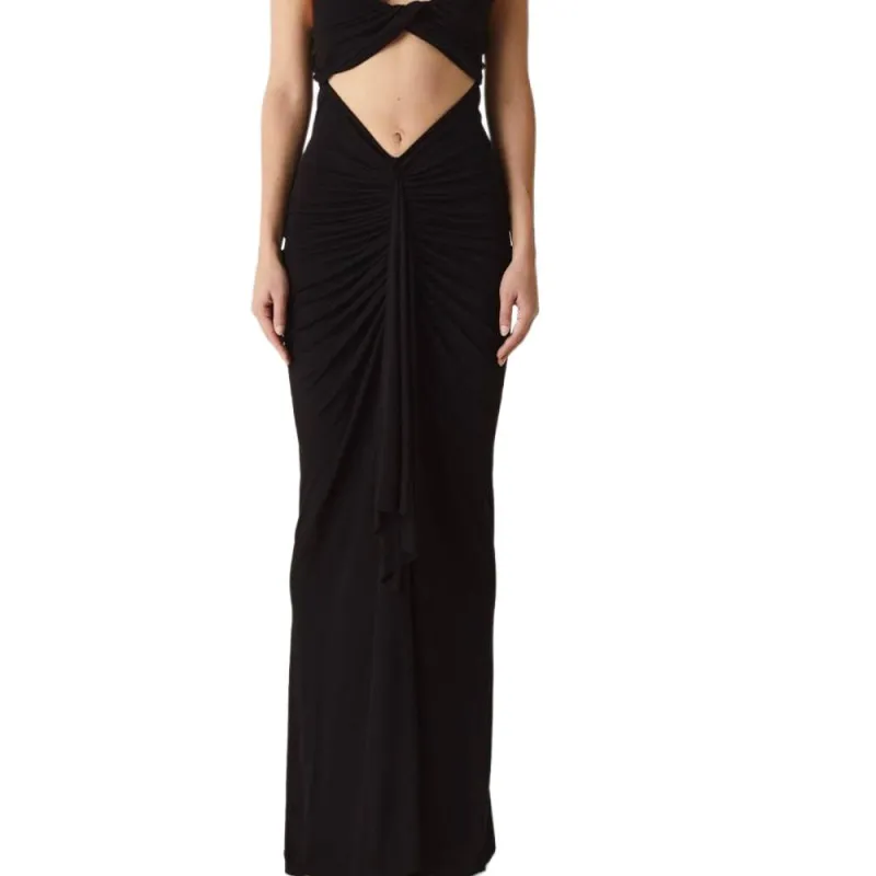 Christopher Esber Vivenda Draped Cut out Dress-2