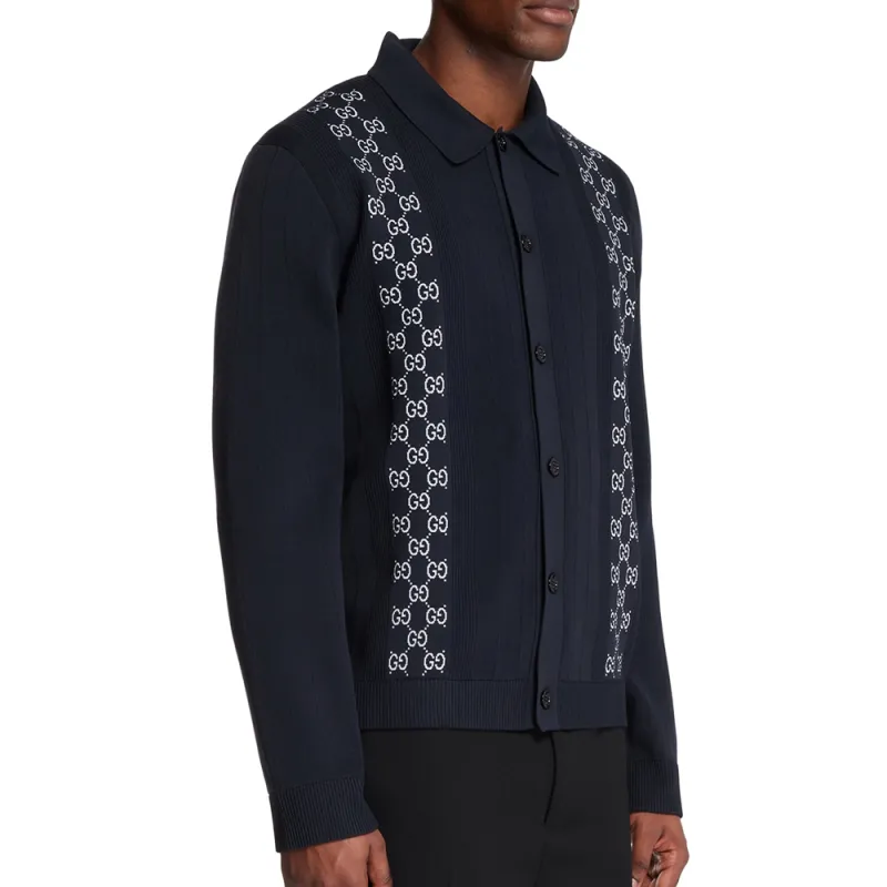 GUCCI Buttoned Long Sleeved Cardigan-4