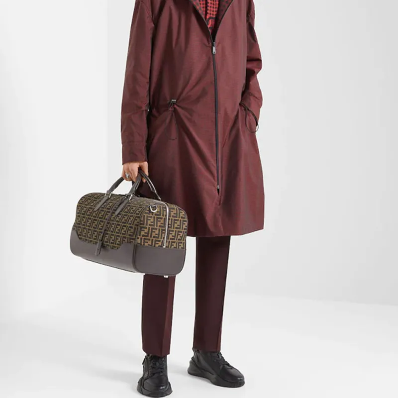 FENDI Reversible Drawstring Hooded Parka-4
