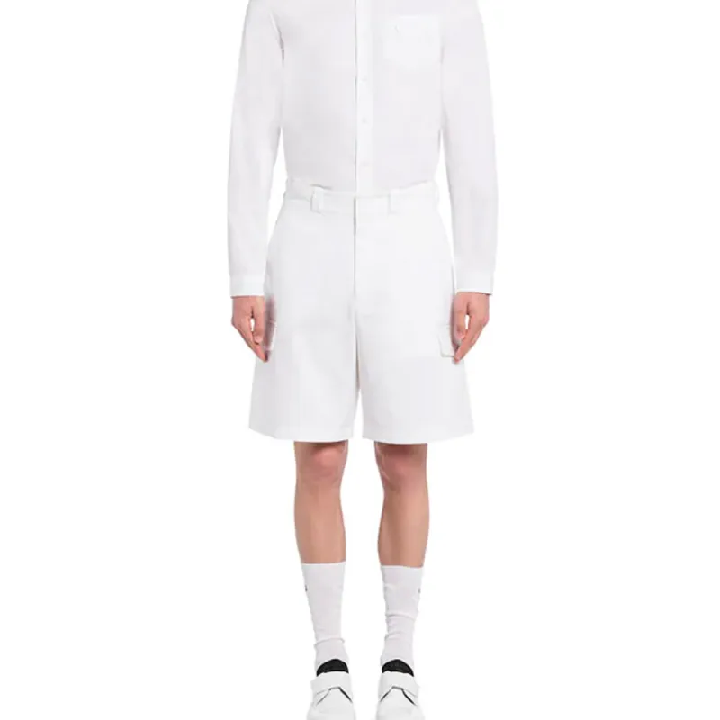 PRADA Casual Shorts Men White-4