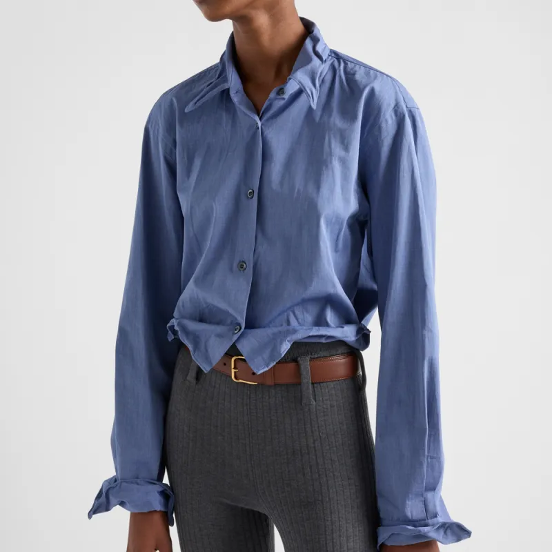 PRADA Long Sleeved Button Up Shirt-3