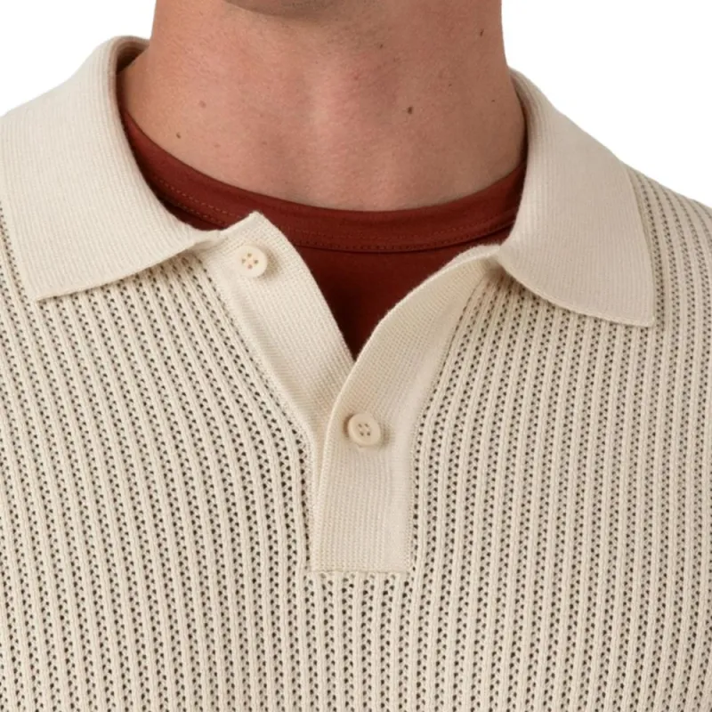 SUNSPEL SS25 Polo Shirt Men's Raw White-3