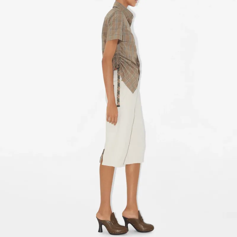 Burberry Checkered Cotton Shirt-3